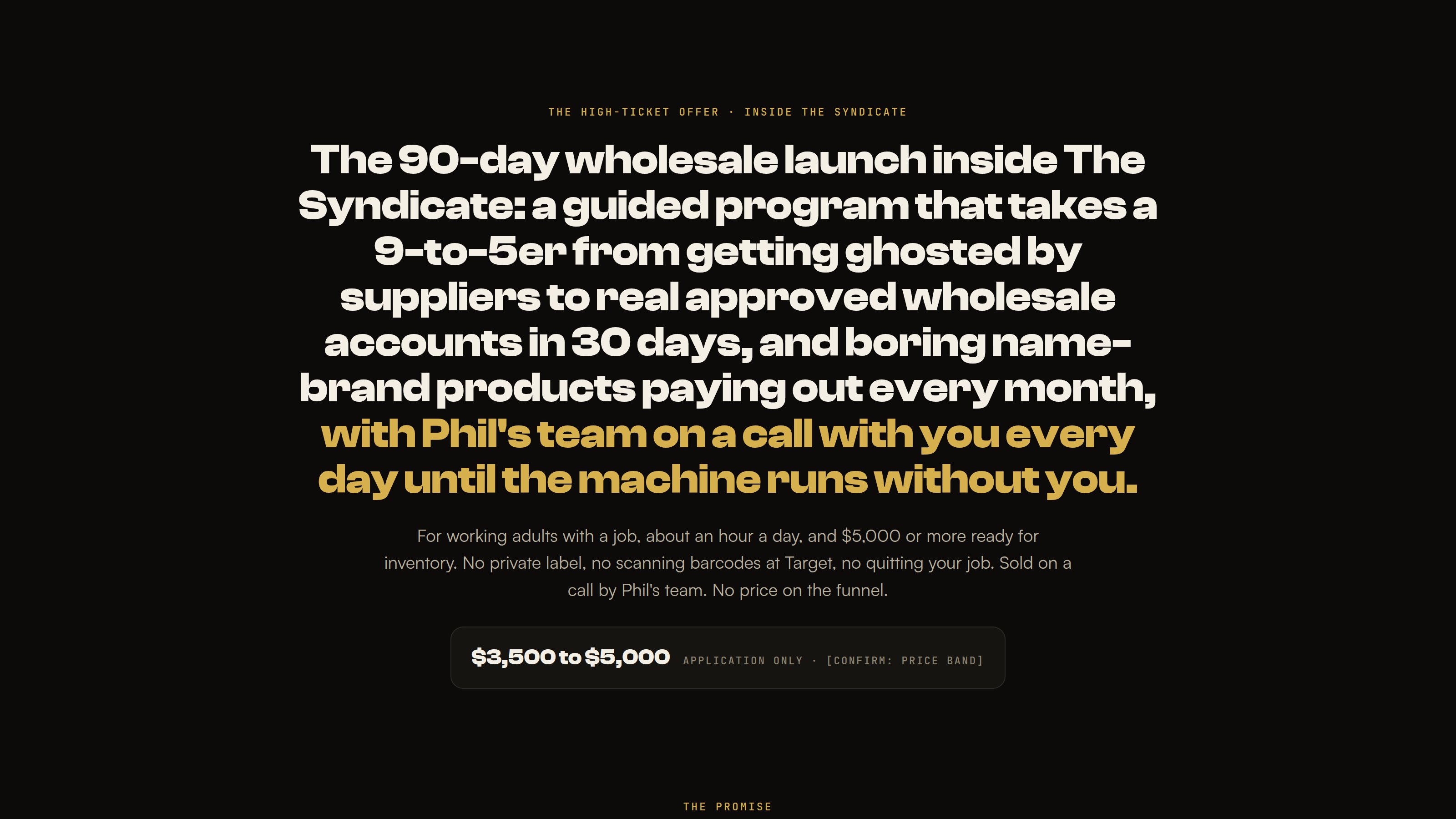 The Syndicate offer preview