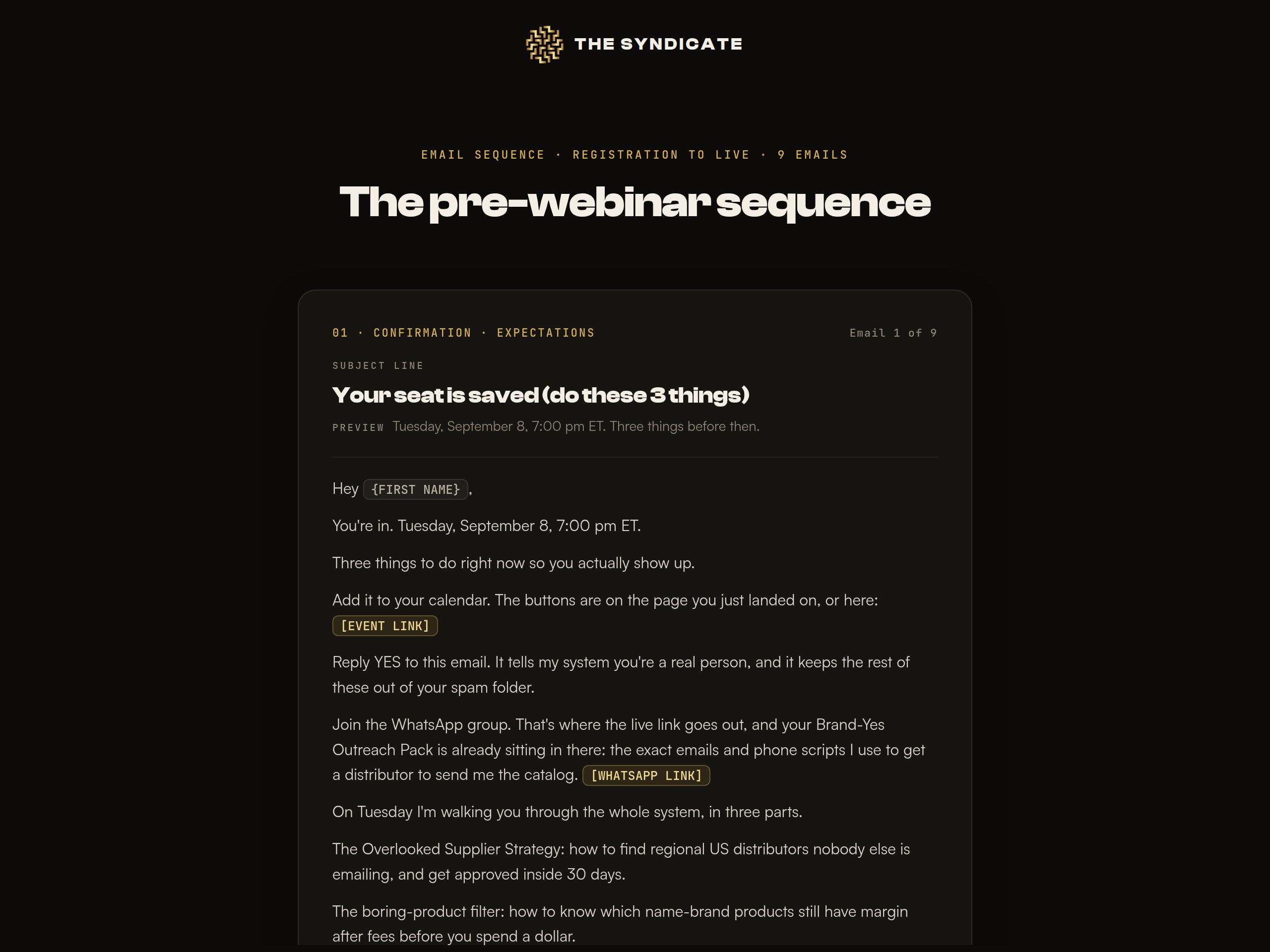 Pre-webinar preview