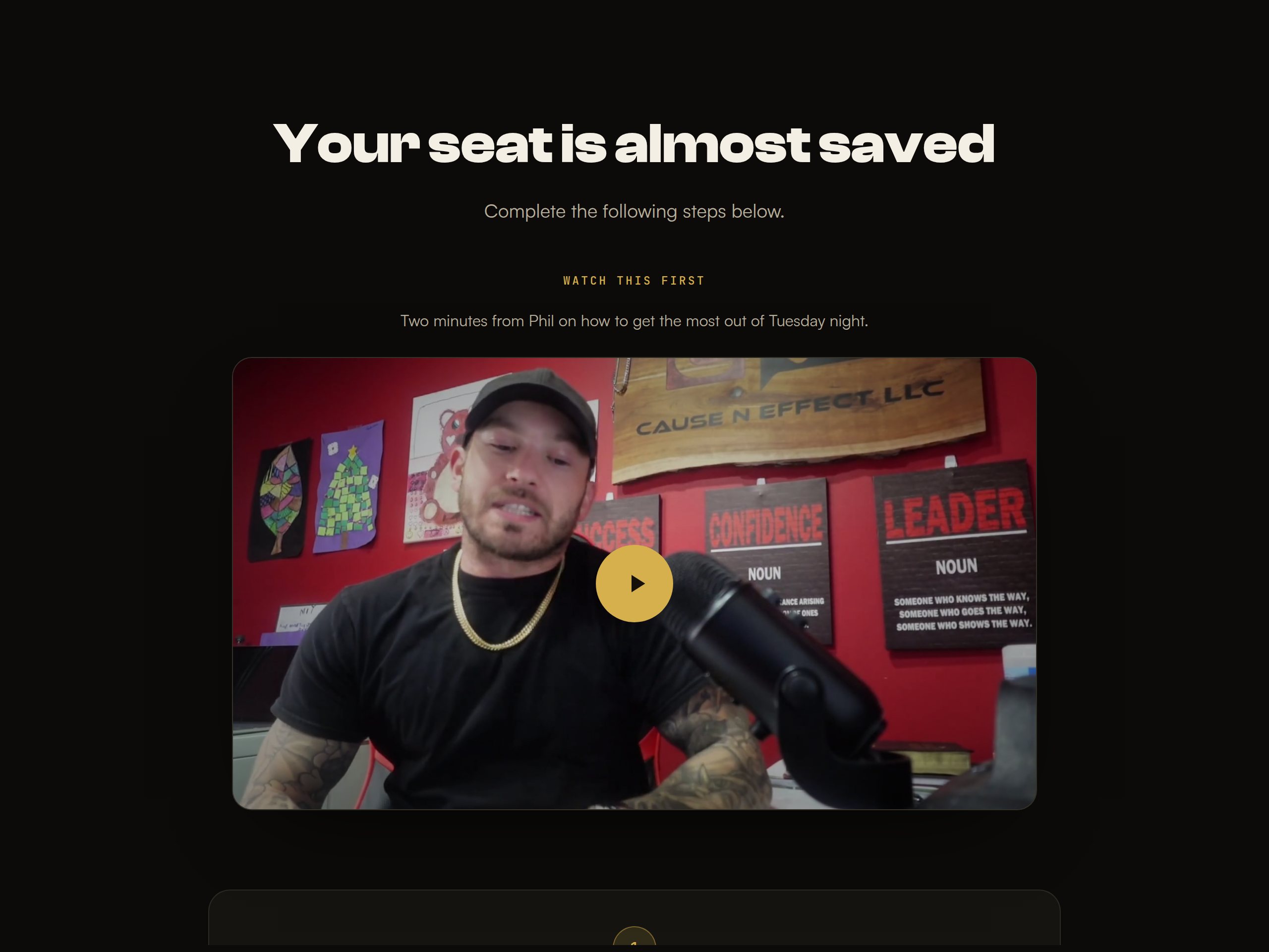 Thank-you page preview